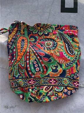 Colorful Paisley Drawstring Waterproof Women’s Bag